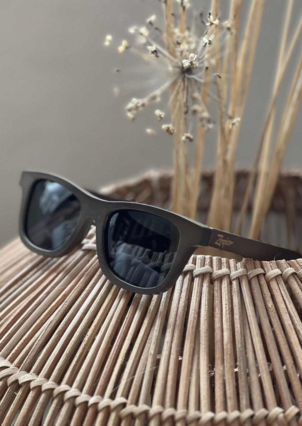Bamboo Wayfarer Sunglasses – Multicolor – view 4